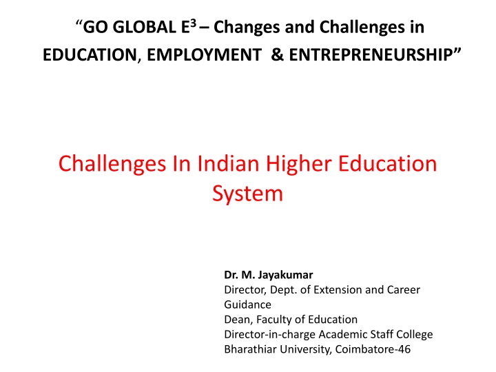 challenges in indian higher education system