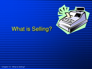 What is Selling?