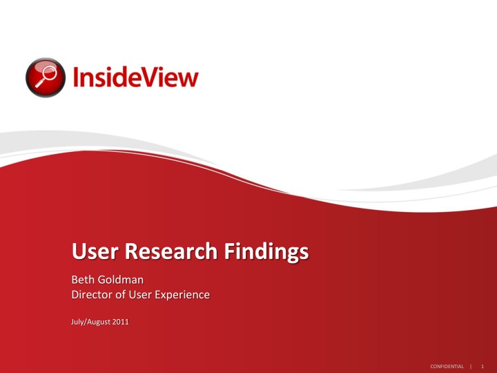 user research findings