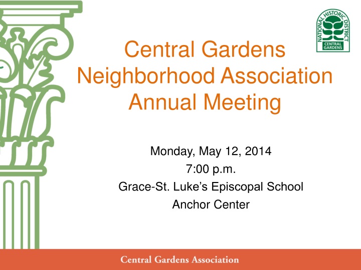 central gardens neighborhood association annual meeting