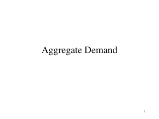 Aggregate Demand