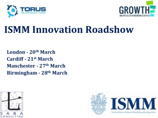 ISMM Innovation Roadshow