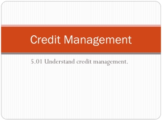 credit management