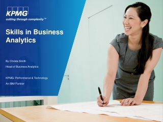 Skills in Business Analytics