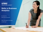 Skills in Business Analytics - slide 1