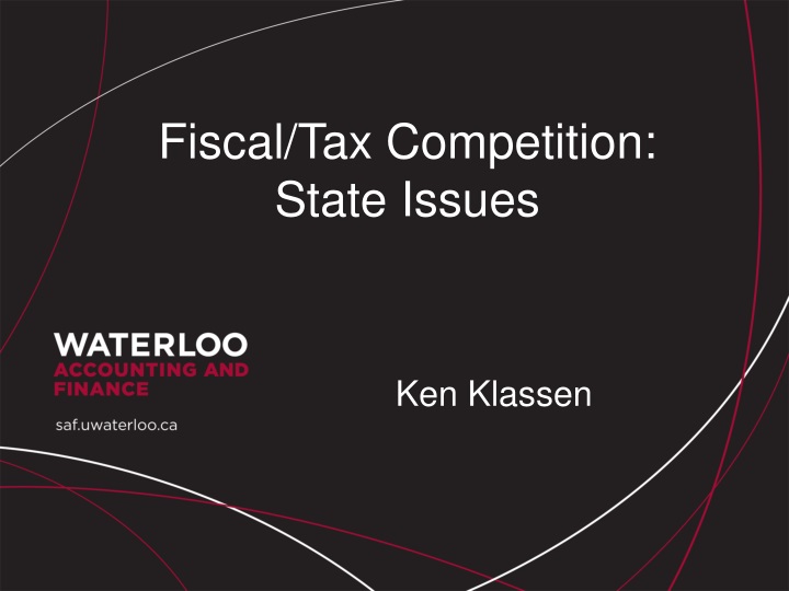 fiscal tax competition state issues