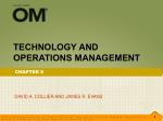 TECHNOLOGY AND OPERATIONS MANAGEMENT
