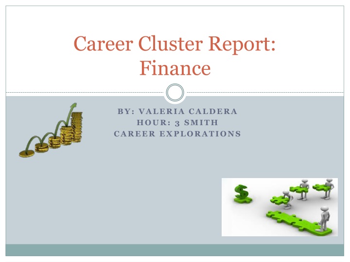 career cluster report finance