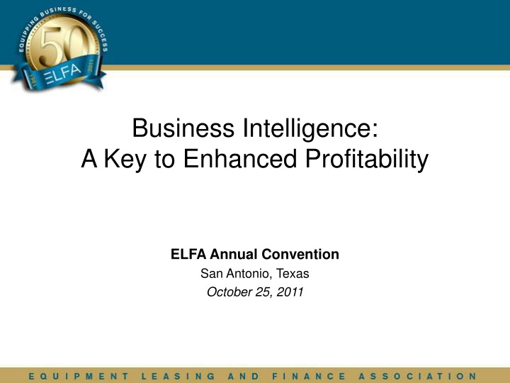 business intelligence a key to enhanced