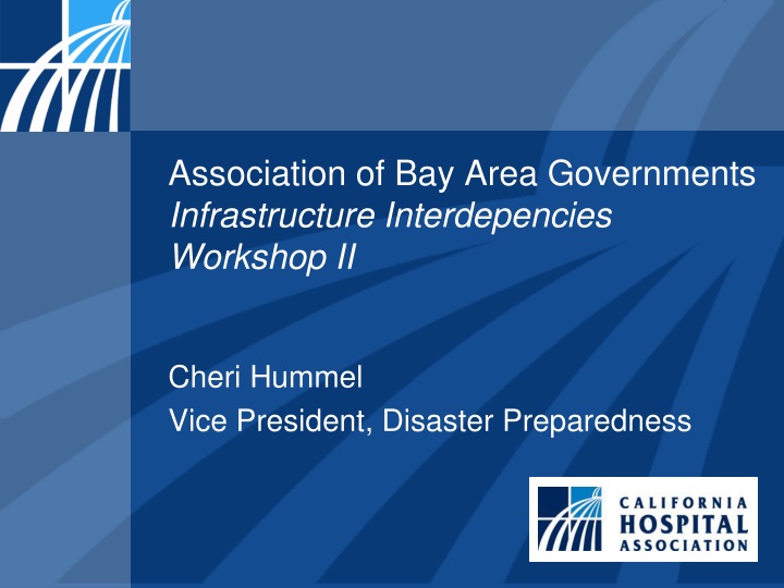 association of bay area governments infrastructure interdepencies workshop ii