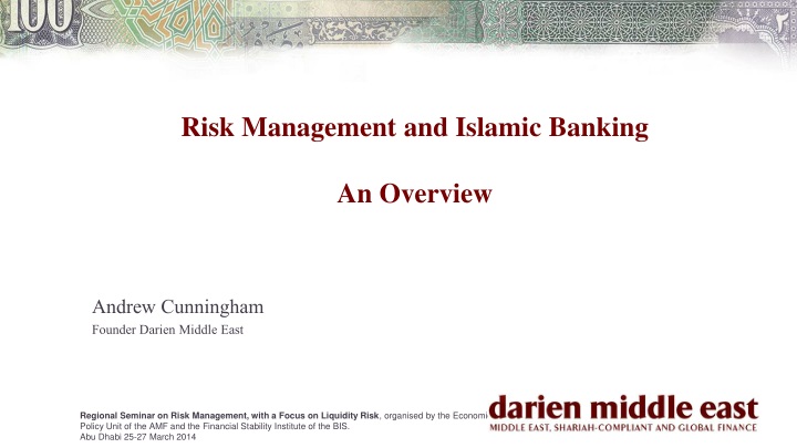risk management and islamic banking an overview