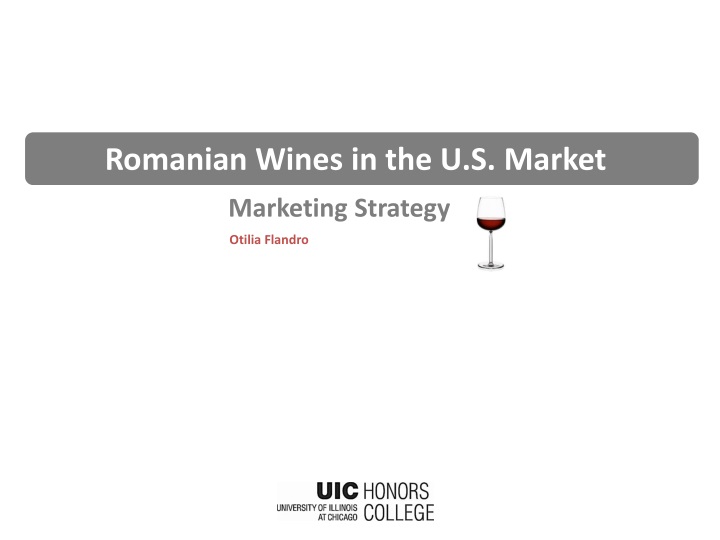 romanian wines in the u s market