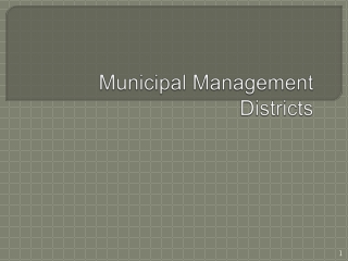 Municipal Management Districts