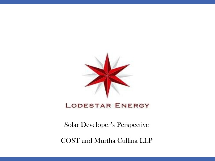 solar developer s perspective cost and murtha