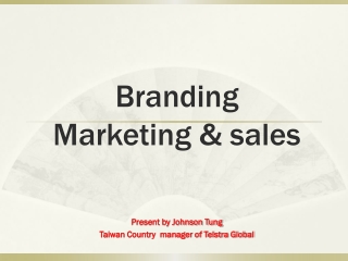 Branding Marketing &amp; sales