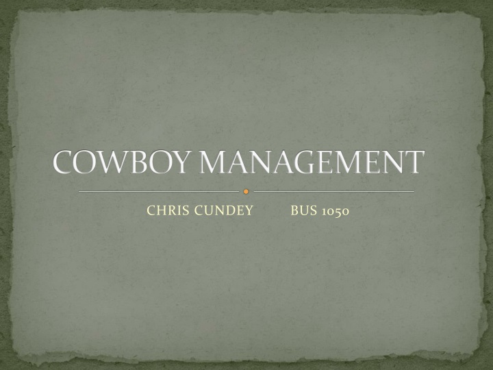 cowboy management