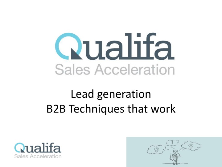 lead generation b2b techniques that work