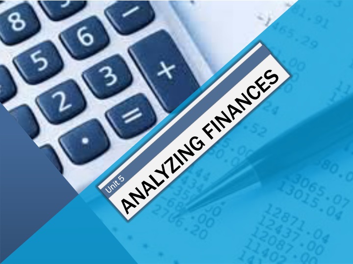 analyzing finances