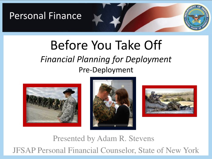 presented by adam r stevens jfsap personal financial counselor state of new york