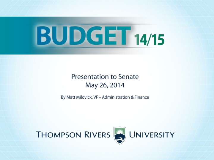 presentation to senate may 26 2014 by matt