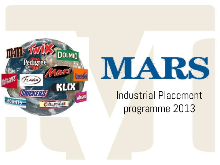 industrial placement programme 2013