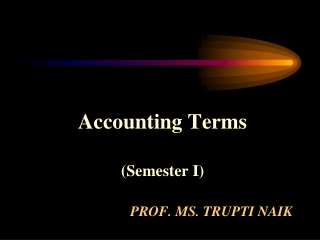 Prof. Ms. Trupti naik