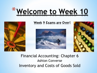 Welcome to Week 10 Week 9 Exams are Over!