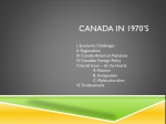 Canada in 1970’s - slide 1