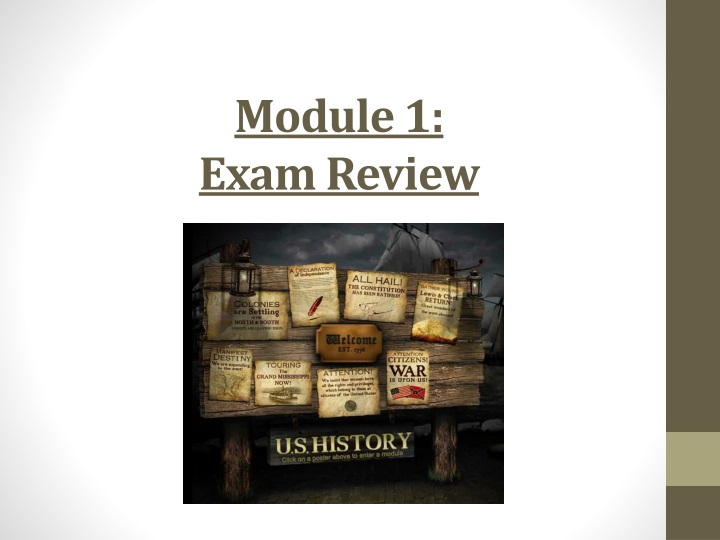 module 1 exam review