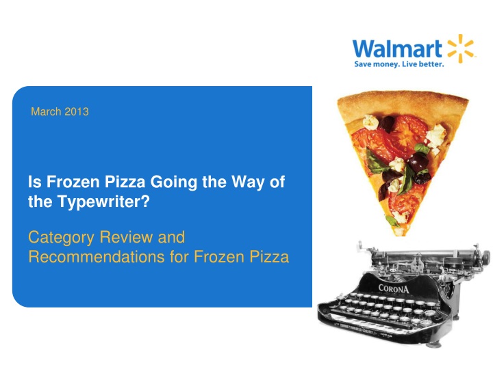 is frozen pizza going the way of the typewriter