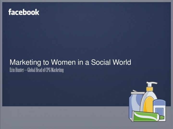 marketing to women in a social world