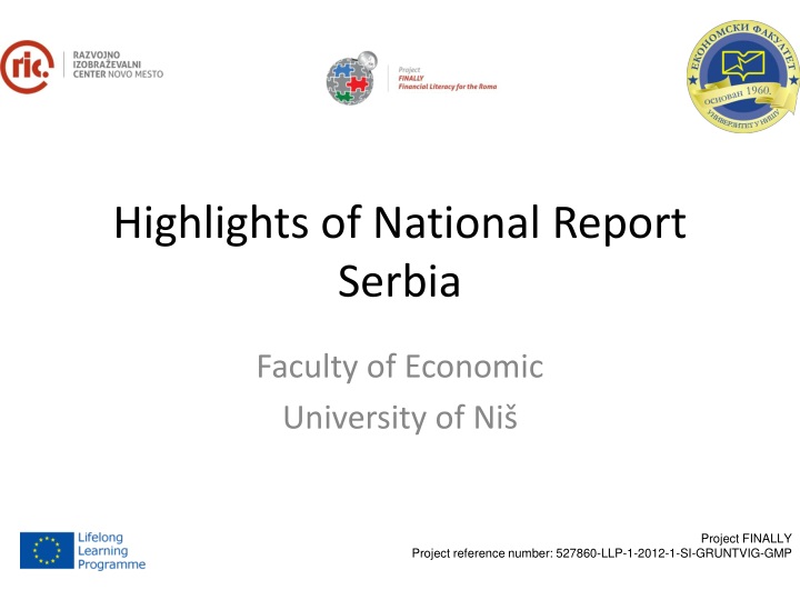 highlights of national report serbia
