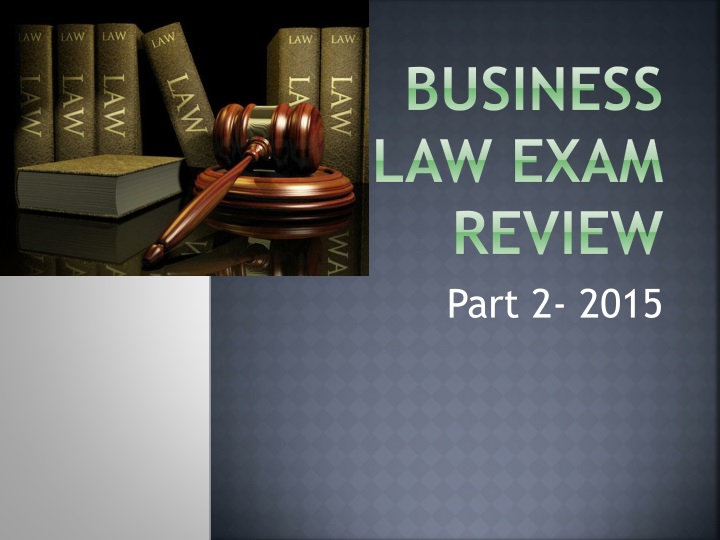 business law exam review