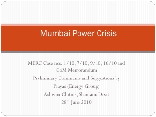 Mumbai Power Crisis