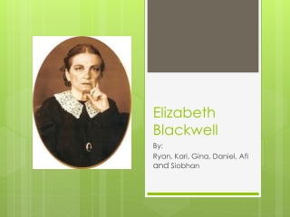 Elizabeth Blackwell