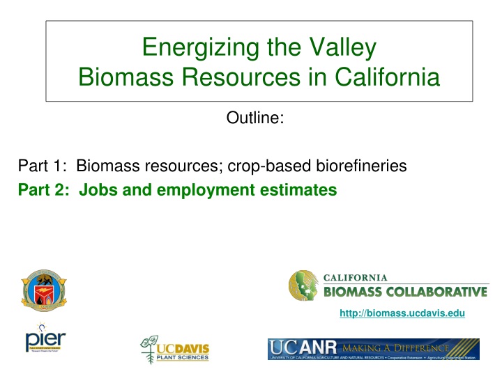energizing the valley biomass resources in california