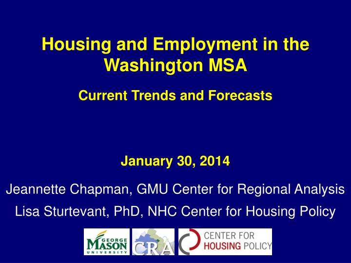 housing and employment in the washington