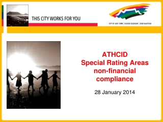 ATHCID Special Rating Areas non-financial compliance