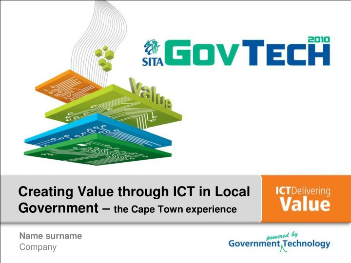 creating value through ict in local government the cape town experience