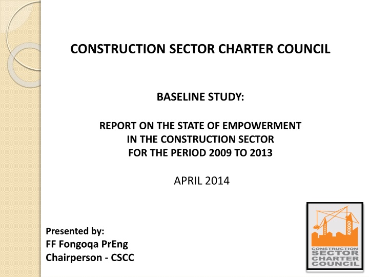construction sector charter council baseline