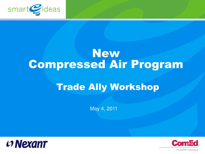 new compressed air program trade ally workshop