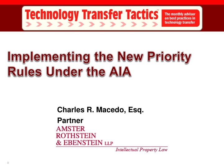 implementing the new priority rules under the aia