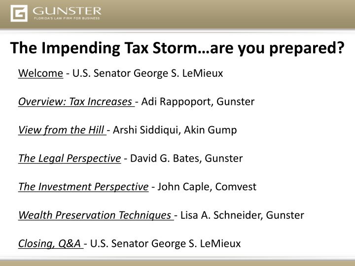 the impending tax storm are you prepared