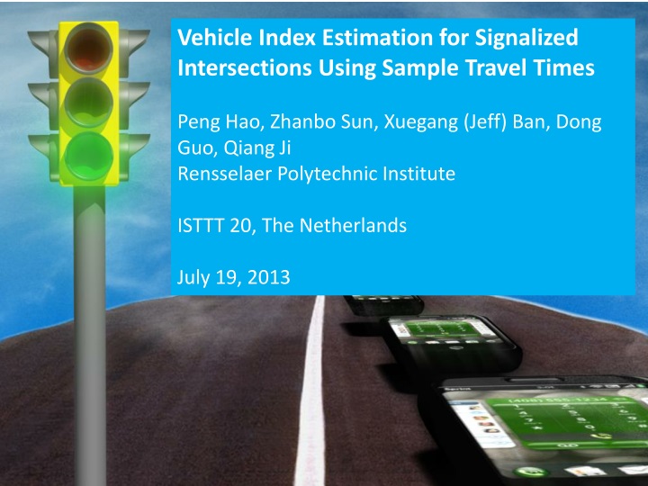 privacy preserving intellidrive data for signalized intersection performance measurement