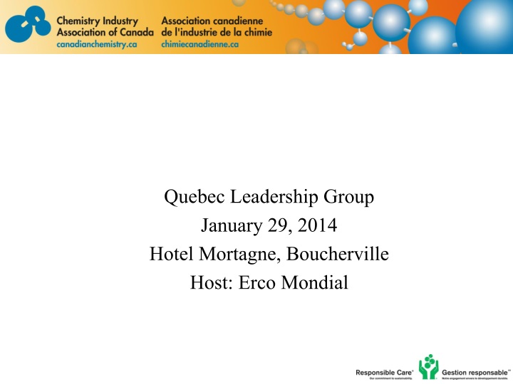 quebec leadership group january 29 2014 hotel