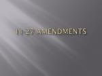 11-27 Amendments