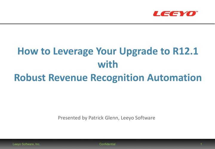 how to leverage your upgrade to r12 1 with robust