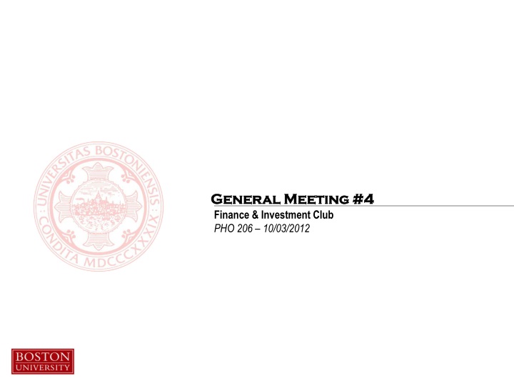 general meeting 4