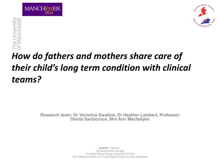 how do fathers and mothers share care of their