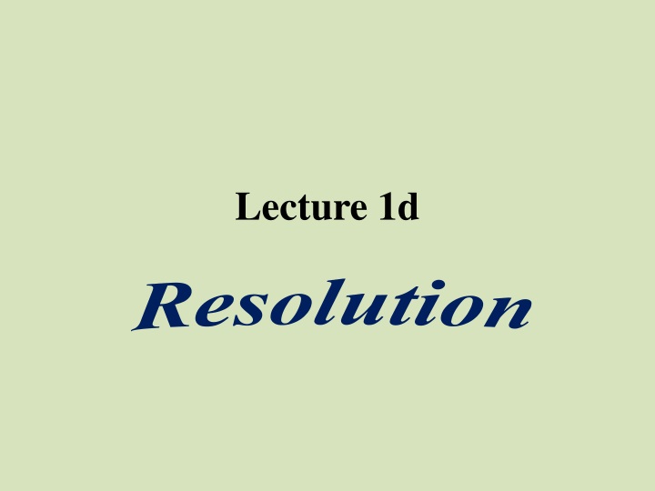 lecture 1d